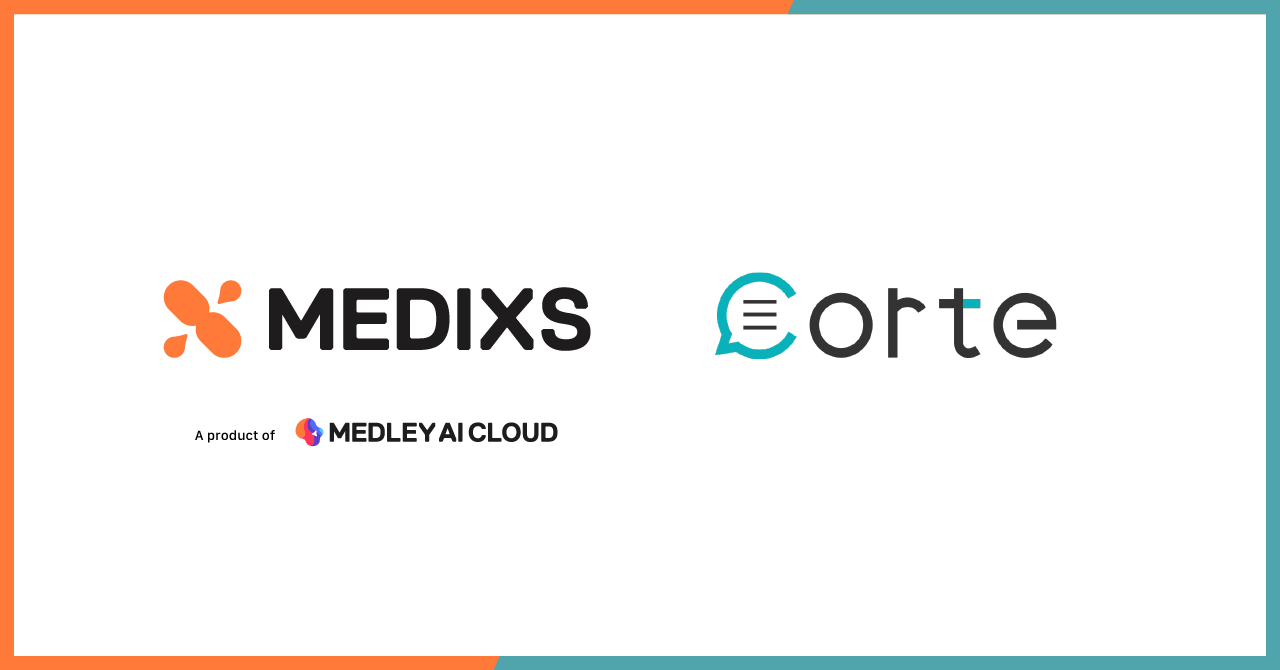 メドレー、「MEDLEY AI CLOUD」におけるオープン連携としてcorte社と資本業務提携契約を締結〜薬局向け統合型クラウドソリューション「MEDIXS」とAI薬歴作成支援サービス「corte」を連携し、調剤薬局のDXを推進〜